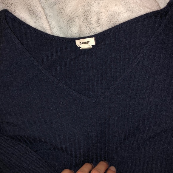 garage ribbed knit top - Picture 3 of 4